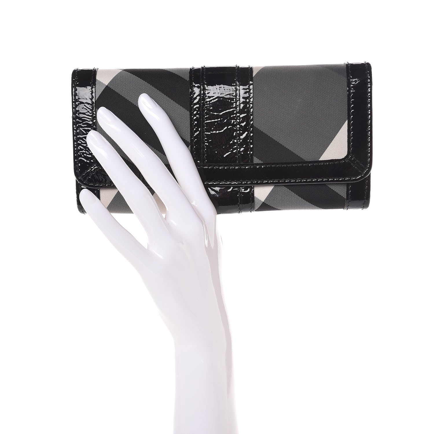 Burberry Beat Check Penrose Continental Wallet Black 2 of 7