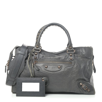 Balenciaga Agneau Giant 12 Rose Gold Hardware City Gris Tarmac 1 of 6