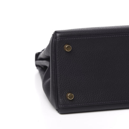 Hermes Togo Kelly Retourne 32 Indigo 8 of 11