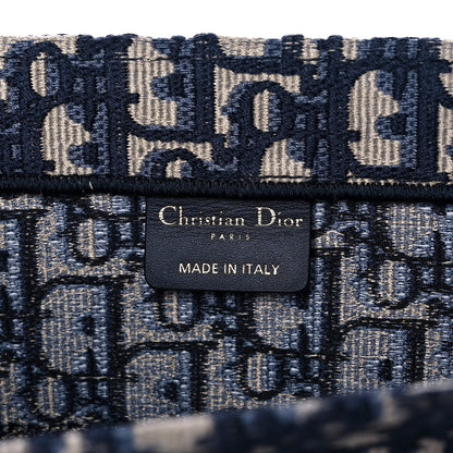 Christian Dior Oblique Medium Book Tote Blue Multicolor 6 of 12