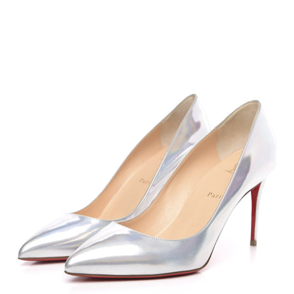 Christian Louboutin Specchio Laser Pigalle Follies 85 Pumps 41 Silver 3 of 10