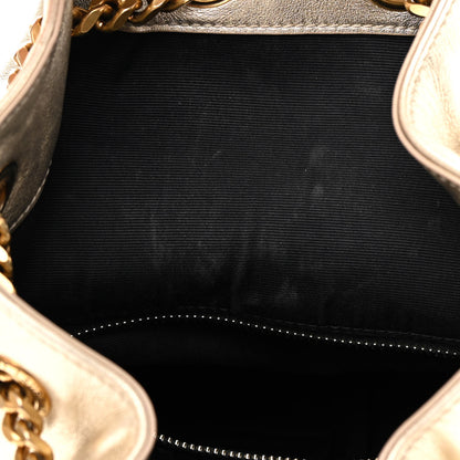Saint Laurent Lambskin Matelasse Monogram Joe Backpack Pale Gold 11 of 19