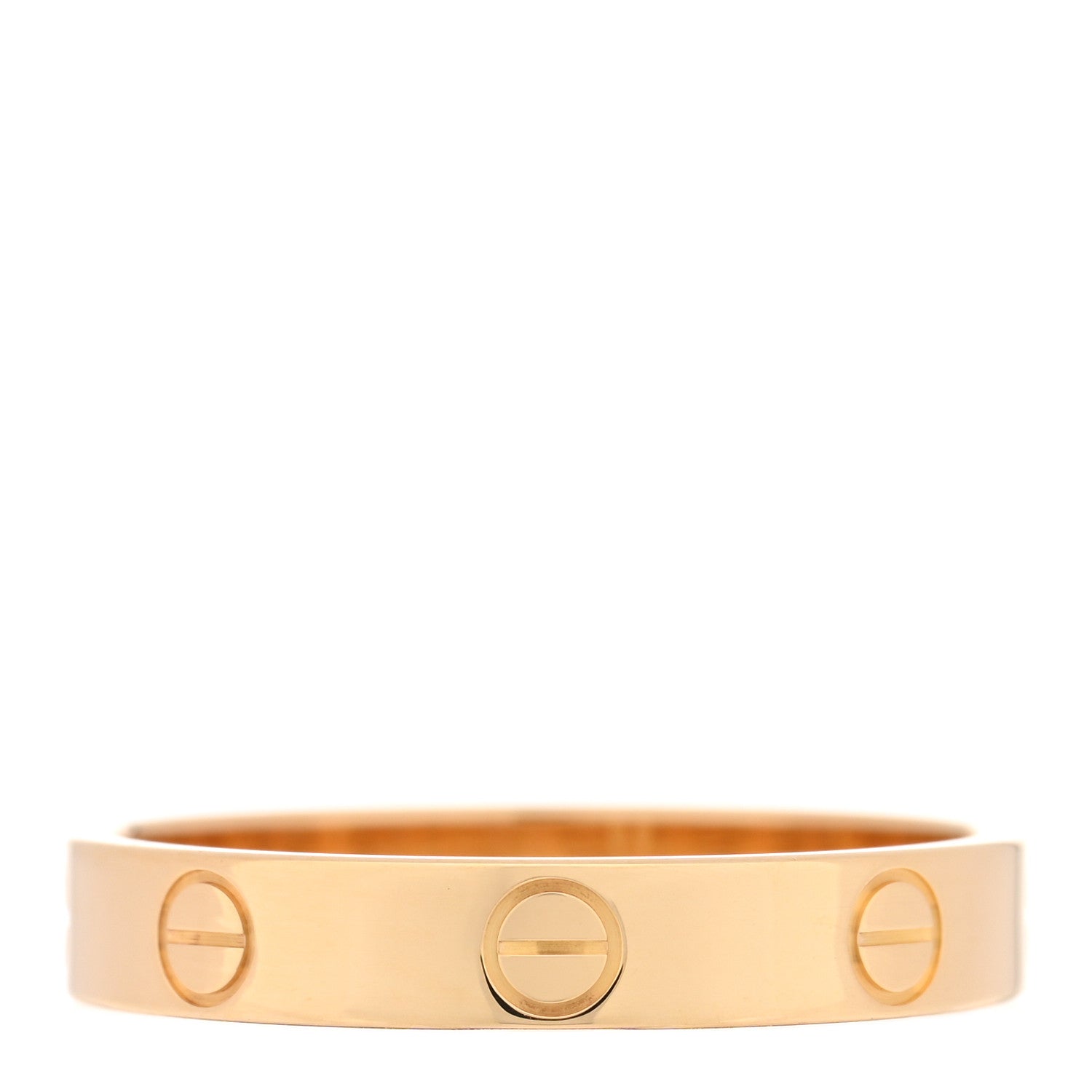 Cartier 18K Yellow Gold 3.5mm LOVE Wedding Band Ring 58 8.5 3 of 4