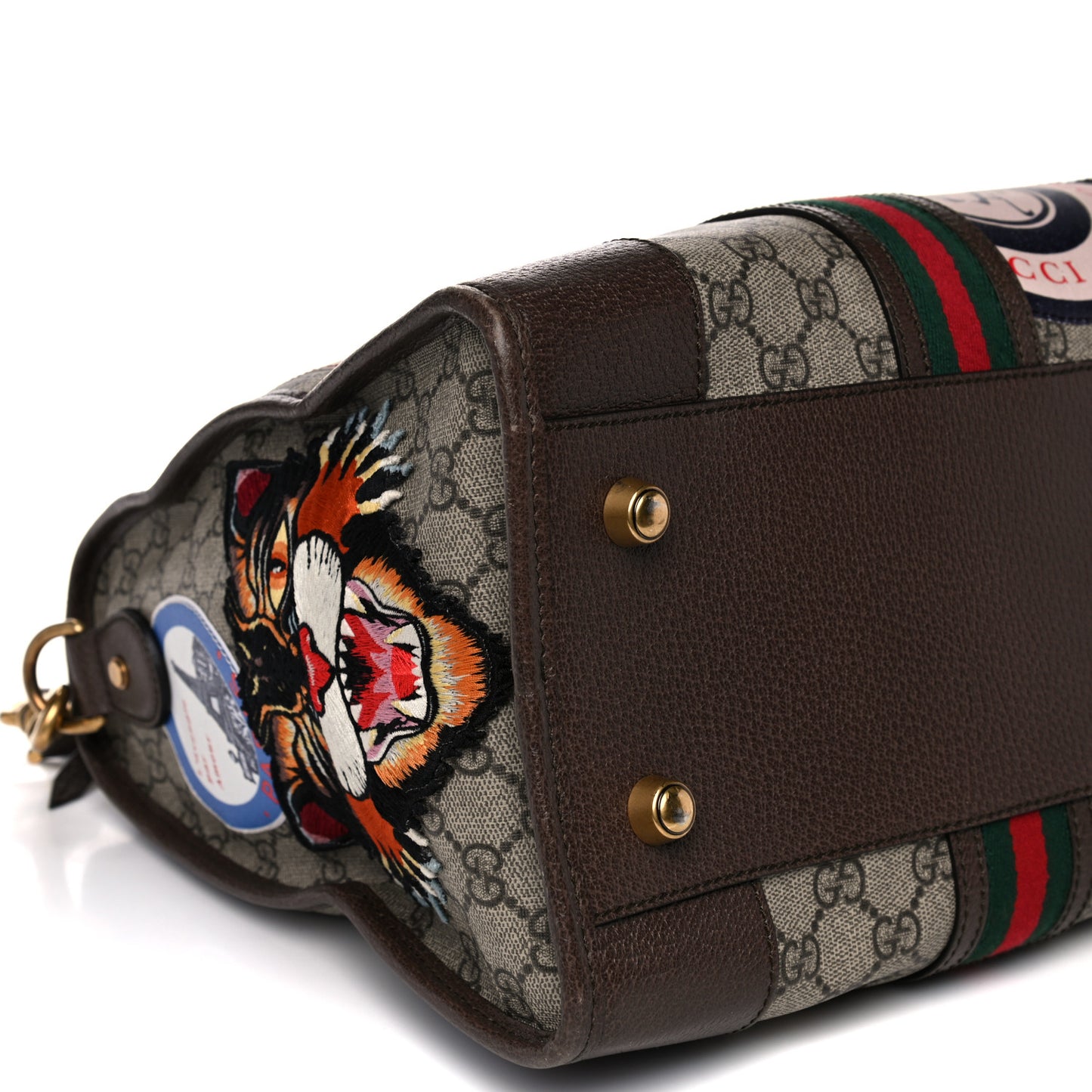Soft GG Supreme Monogram Courrier Medium Duffle Bag Beige New Acero Multicolor