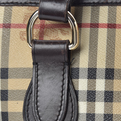 Burberry Haymarket Check Medium Regent Tote Chocolate 12 of 15