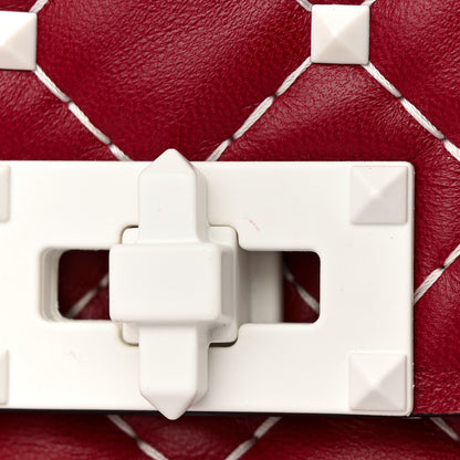 Valentino Garavani Lambskin Medium Free Rockstud Spike Shoulder Bag Rosso Valentino 12 of 12