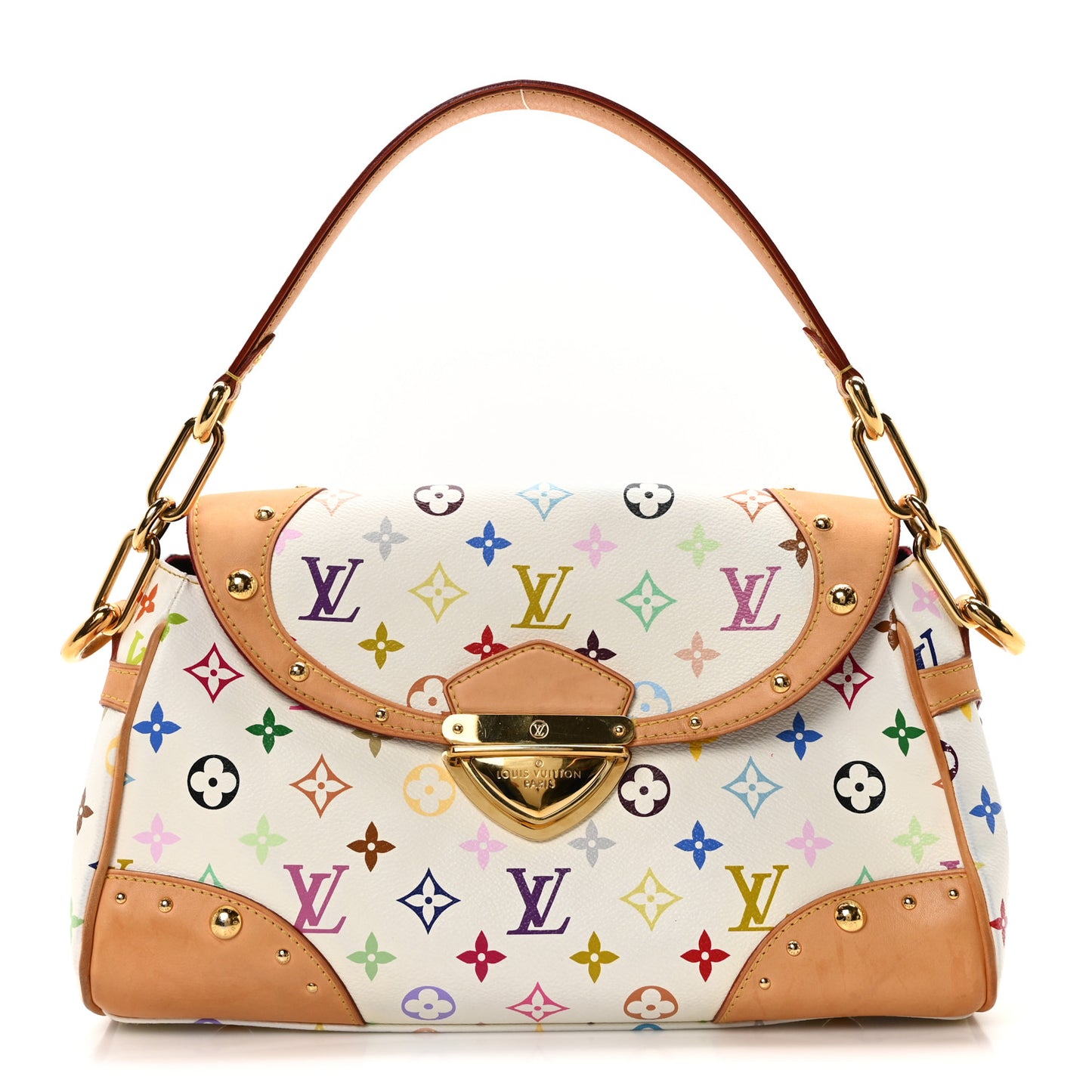 Monogram Multicolor Beverly MM White