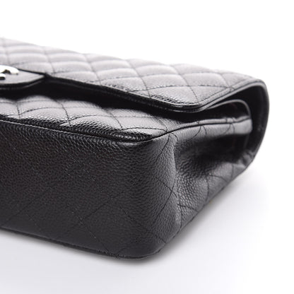 Chanel Caviar Quilted Medium Double Flap Black 9 of 10