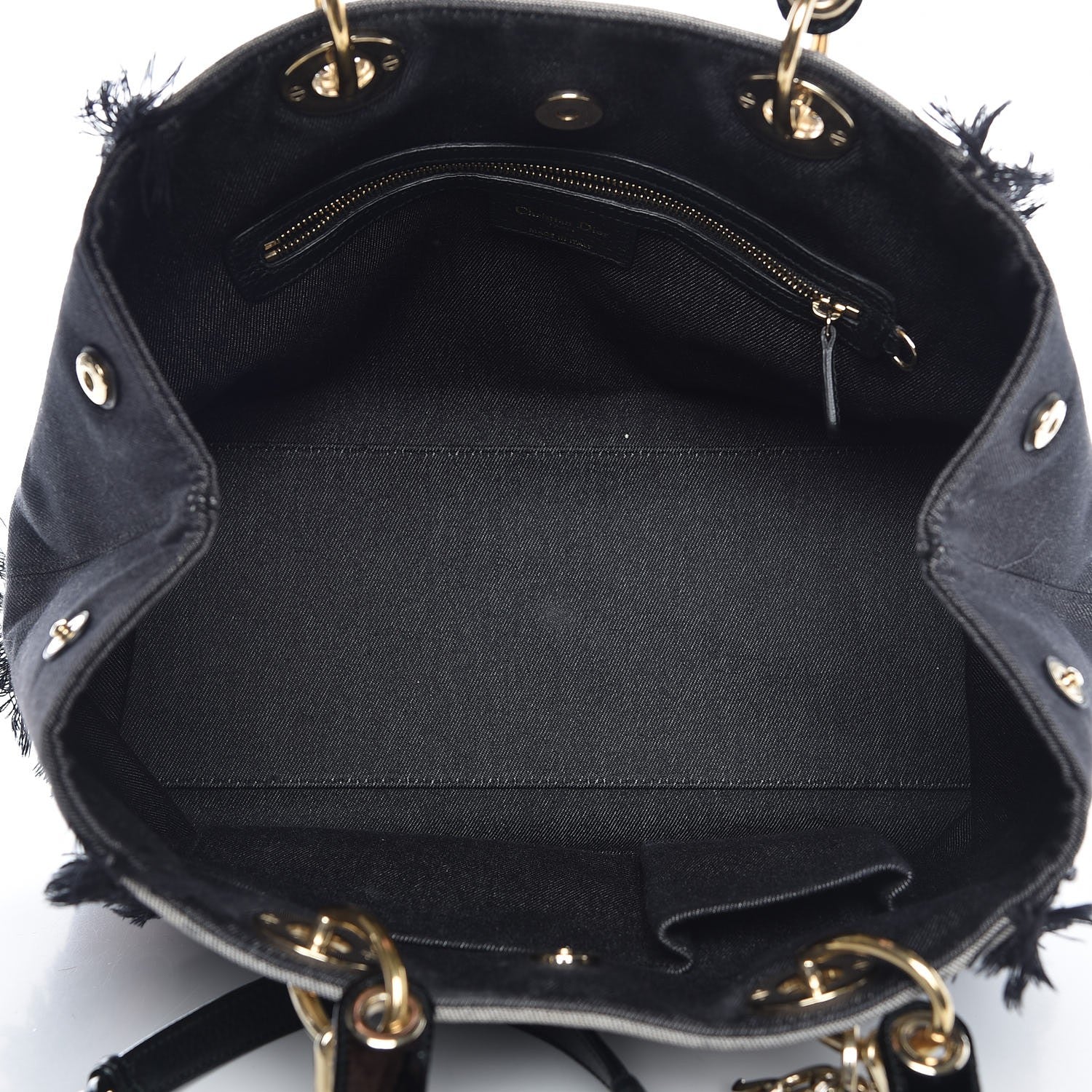 Christian Dior Denim Dior D Light Tote Multi 6 of 8
