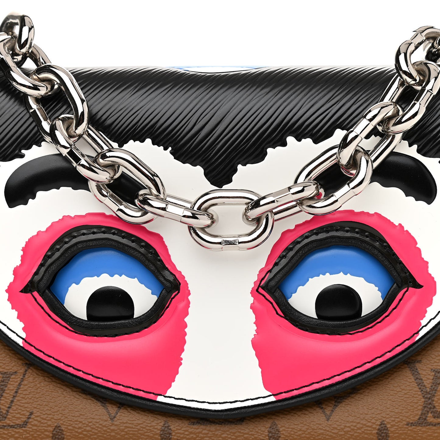 Reverse Monogram Kabuki Pochette Black