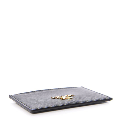 Prada Saffiano Metal Card Case Black 4 of 7