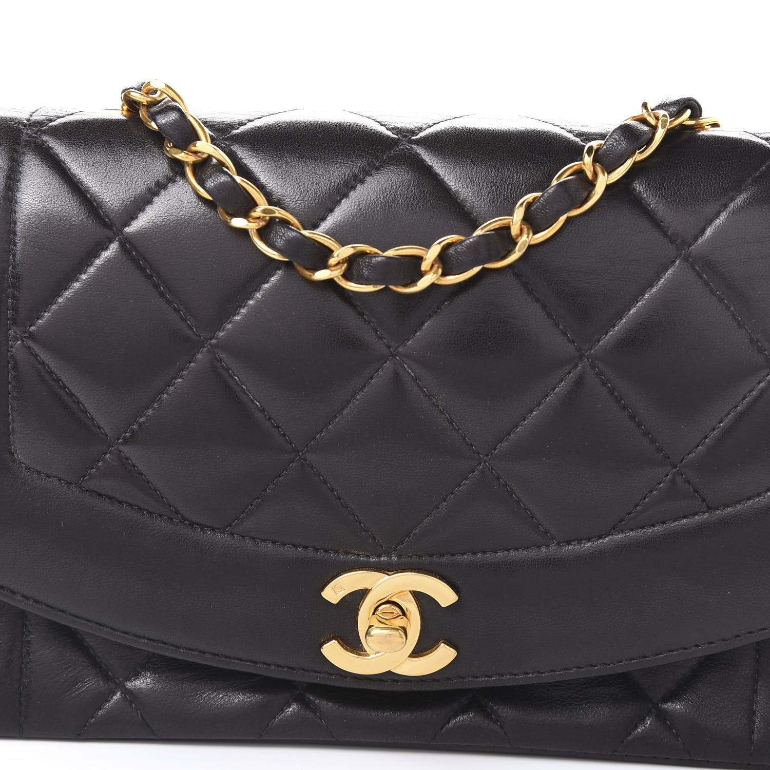Chanel Lambskin Quilted Small Single Flap Black 9 of 9