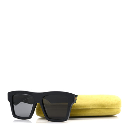 Gucci Acetate Rectangle Sunglasses GG0962S Black Khaki 8 of 8