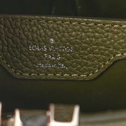 Louis Vuitton Taurillon Capucines BB Khaki 6 of 7