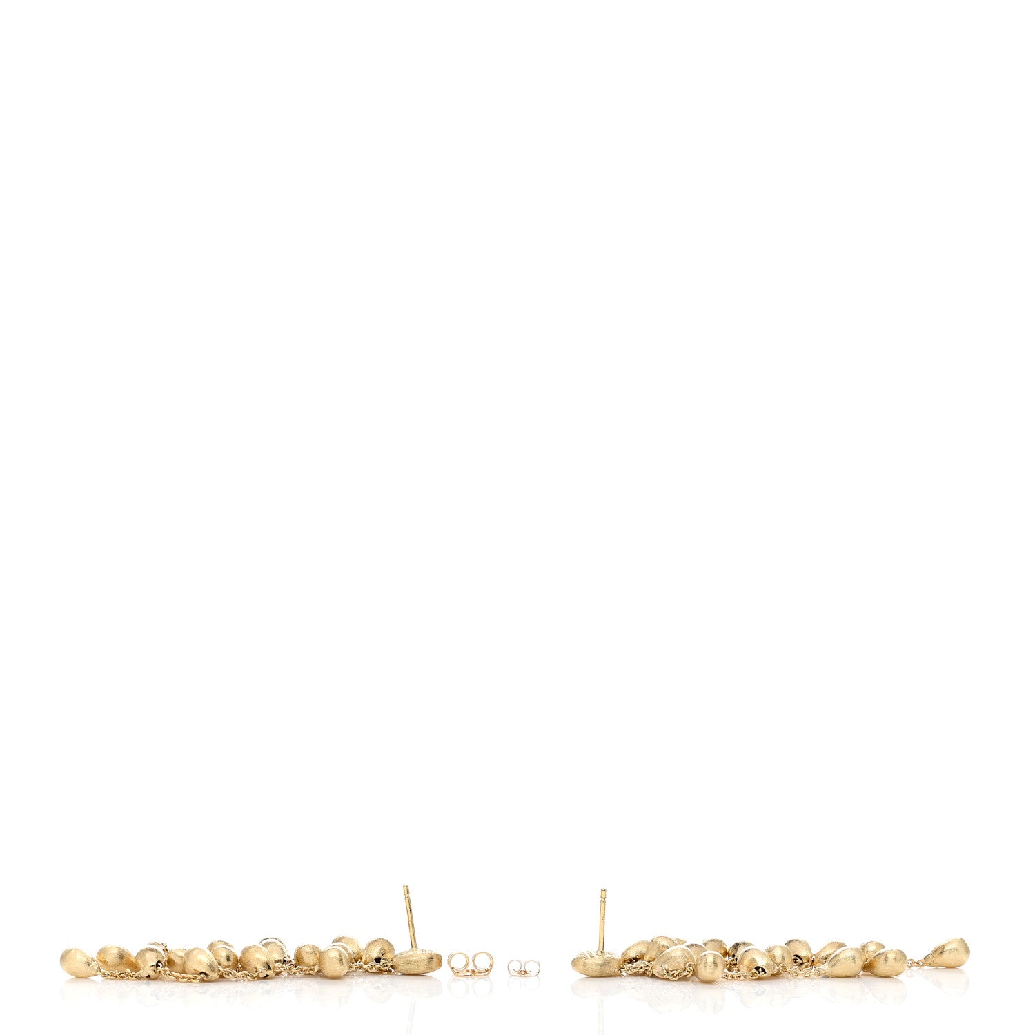 Marco Bicego 18K Yellow Gold Siviglia Three Strand Dangle Drop Earrings 3 of 4