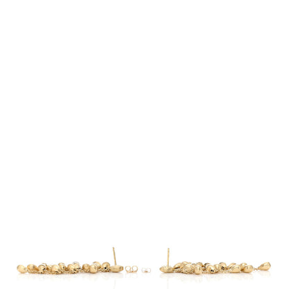 Marco Bicego 18K Yellow Gold Siviglia Three Strand Dangle Drop Earrings 3 of 4