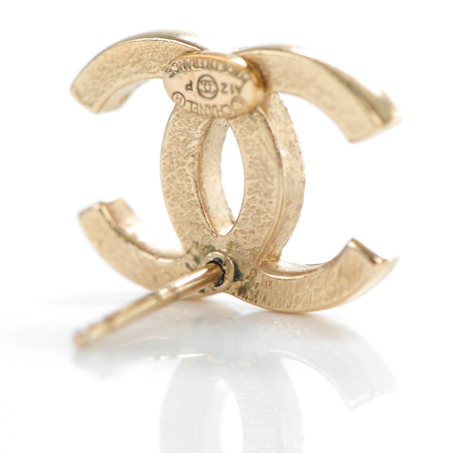 Crystal CC Earrings Gold