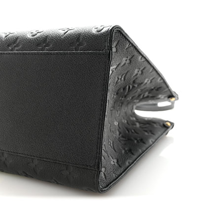 Louis Vuitton LV X YK Empreinte Inlaid Kusama Flowers Onthego MM Black 9 of 9
