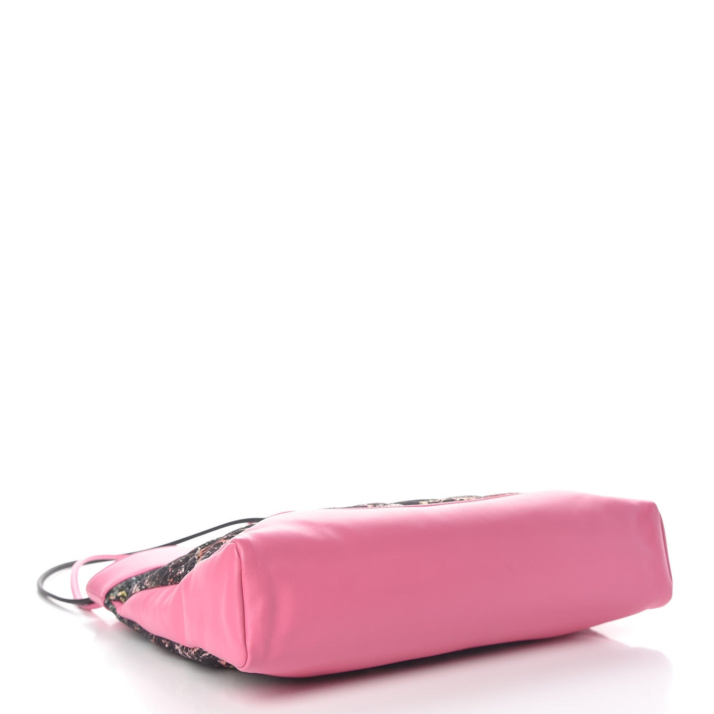 Calfskin Canvas Printed Medium 31 Shopping Bag Pink Black