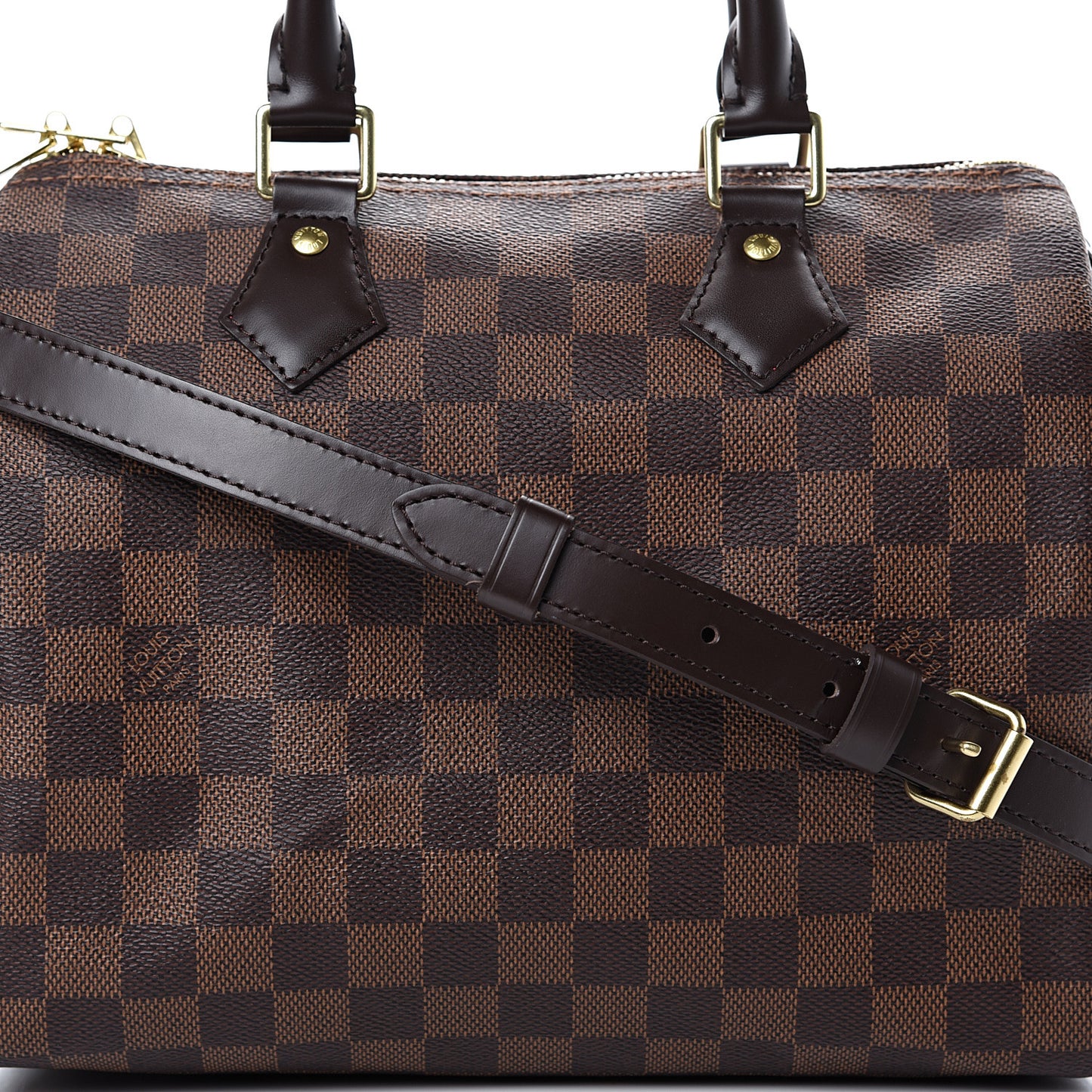 Damier Ebene Speedy Bandouliere 25