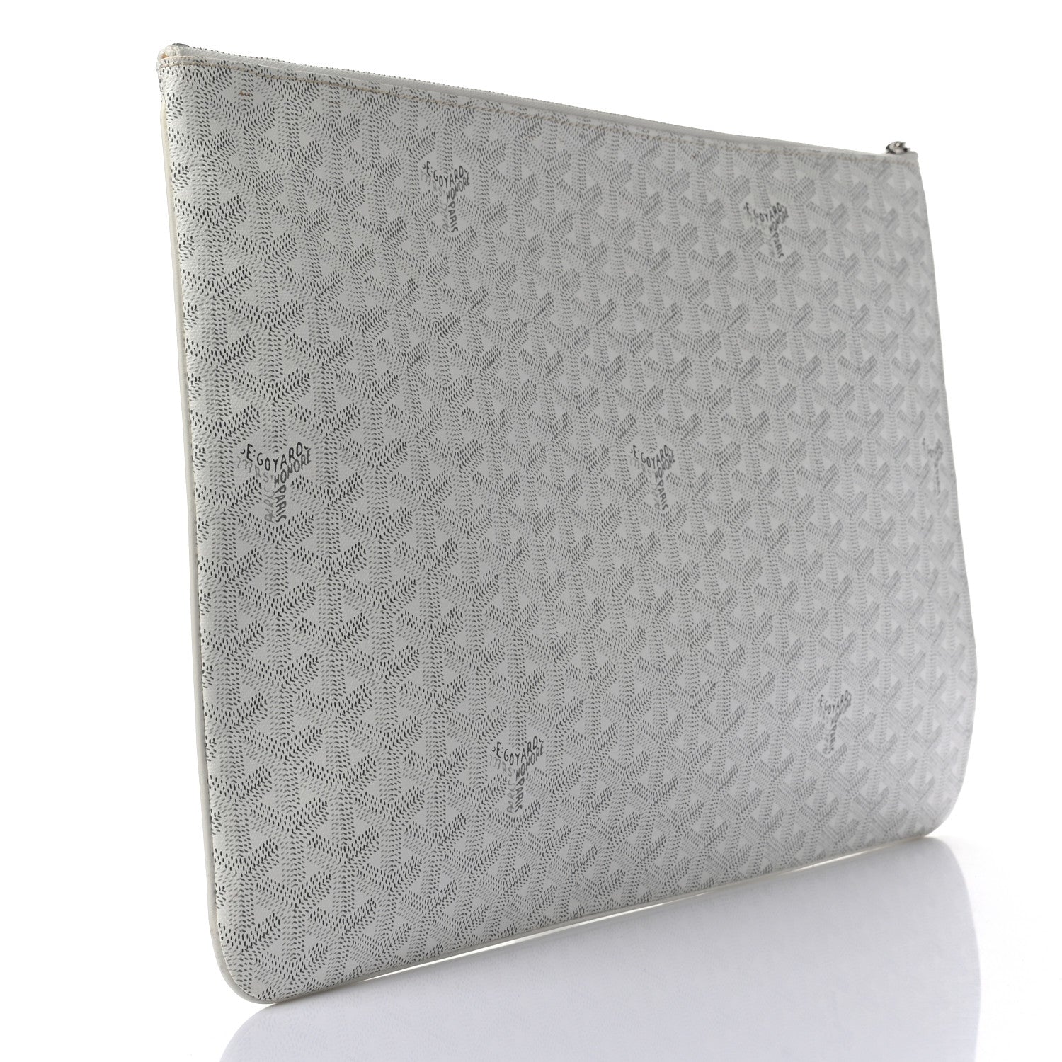 Goyard Goyardine Senat Pochette GM White 3 of 7