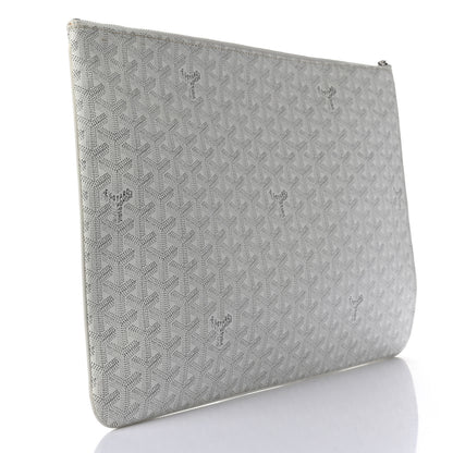 Goyard Goyardine Senat Pochette GM White 3 of 7