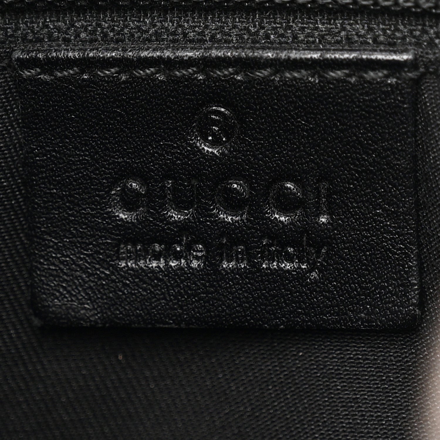 Gucci Guccissima GG Messenger Bag Black 6 of 11