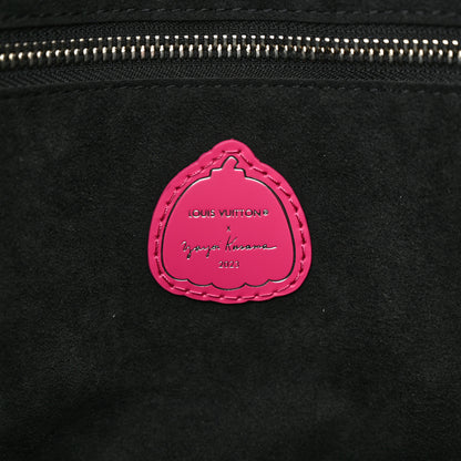 Louis Vuitton LV X YK Empreinte Infinity Dots Neverfull MM Black Fuchsia 7 of 10