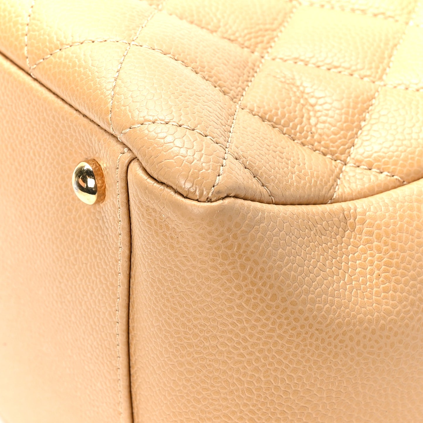 Caviar Petit Timeless Tote PTT Dark Beige