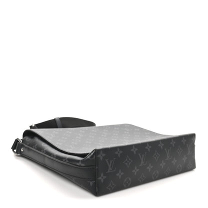 Louis Vuitton Monogram Eclipse District MM Black 3 of 8