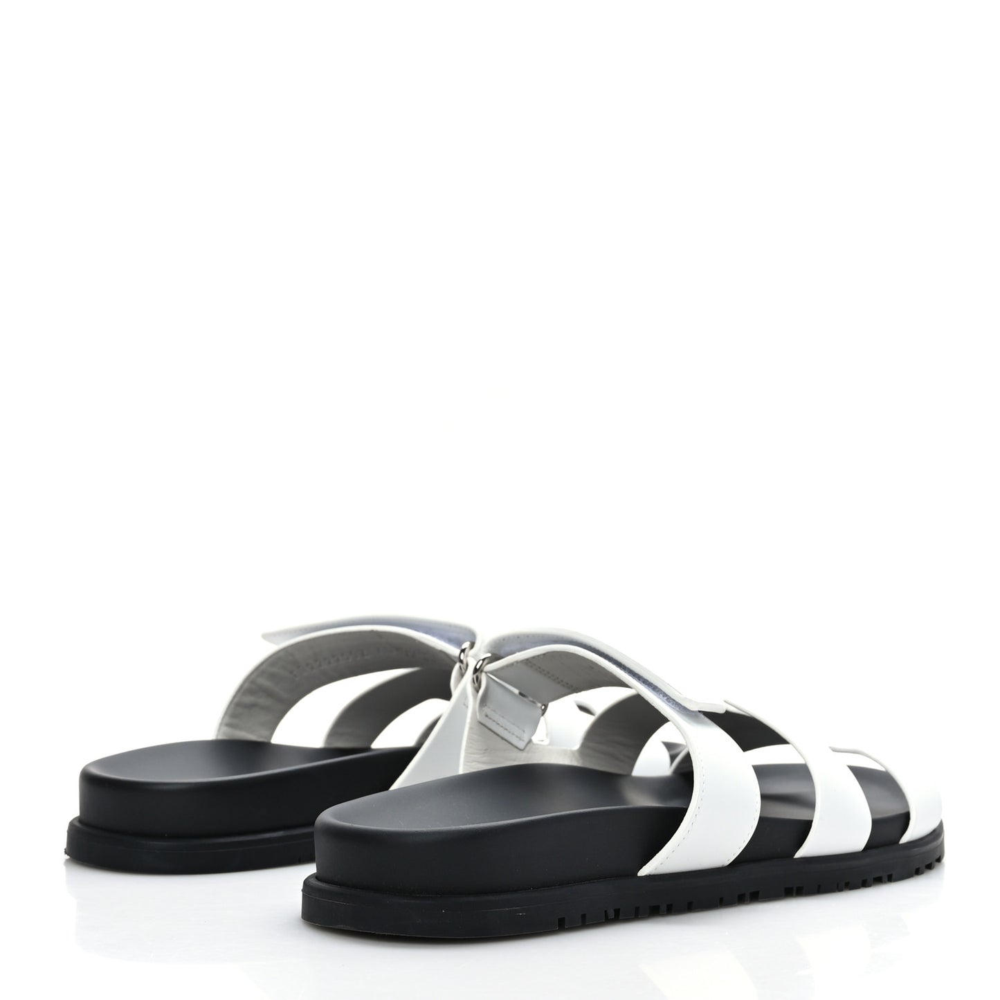 Calfskin Womens Chypre Sandals 40 White