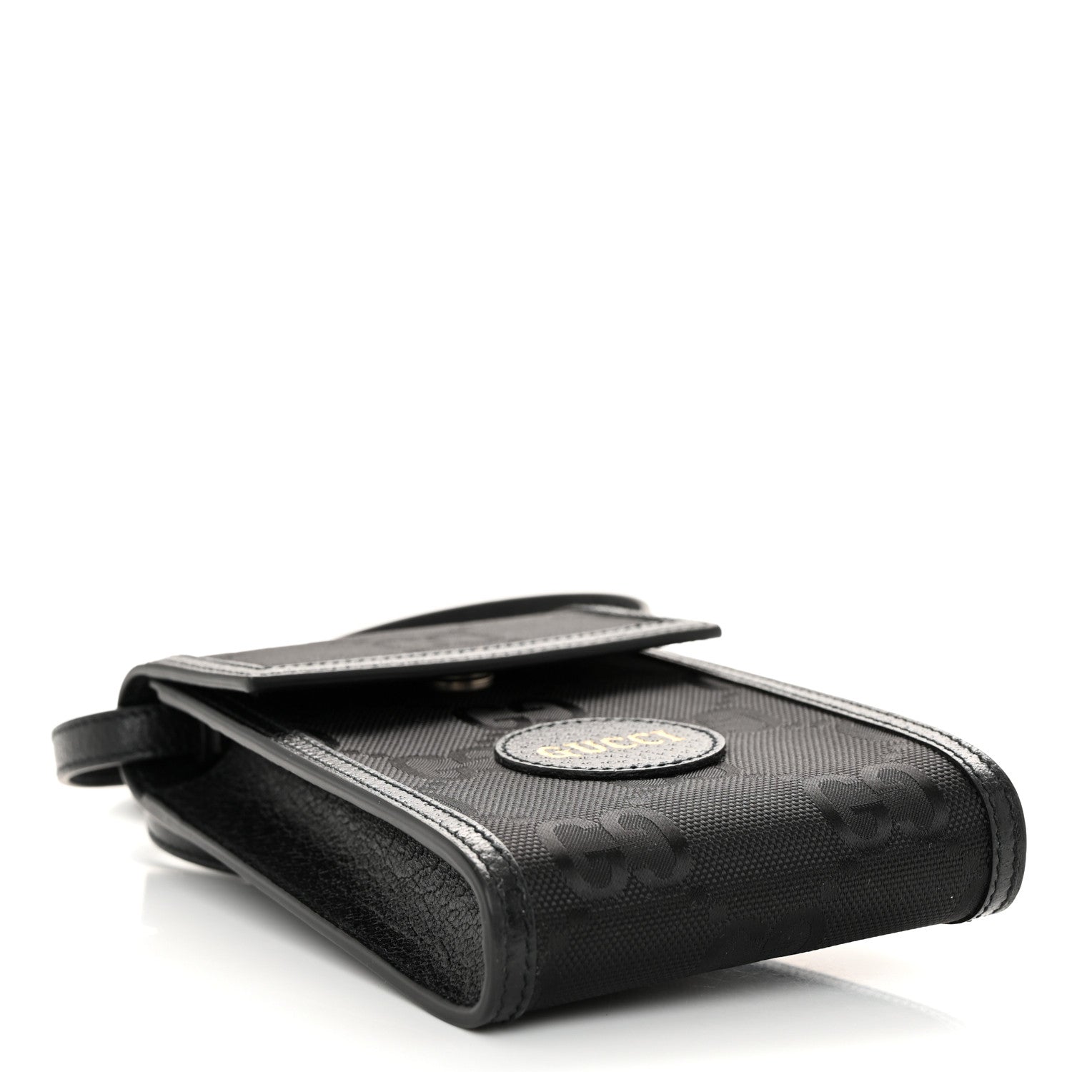 Gucci Econyl Nylon Monogram Off The Grid Crossbody Bag Black 4 of 11
