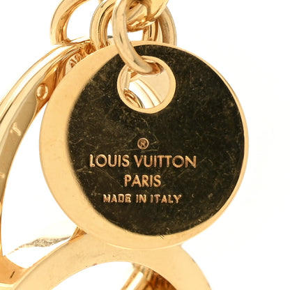 Louis Vuitton LV Circle Bag Charm Key Holder Gold 3 of 4
