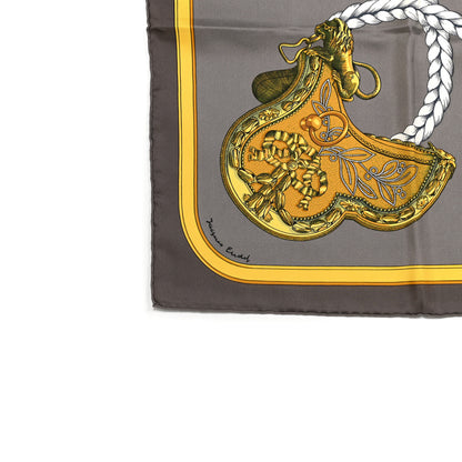Hermes Silk Grand Apparat Scarf 90 5 of 6