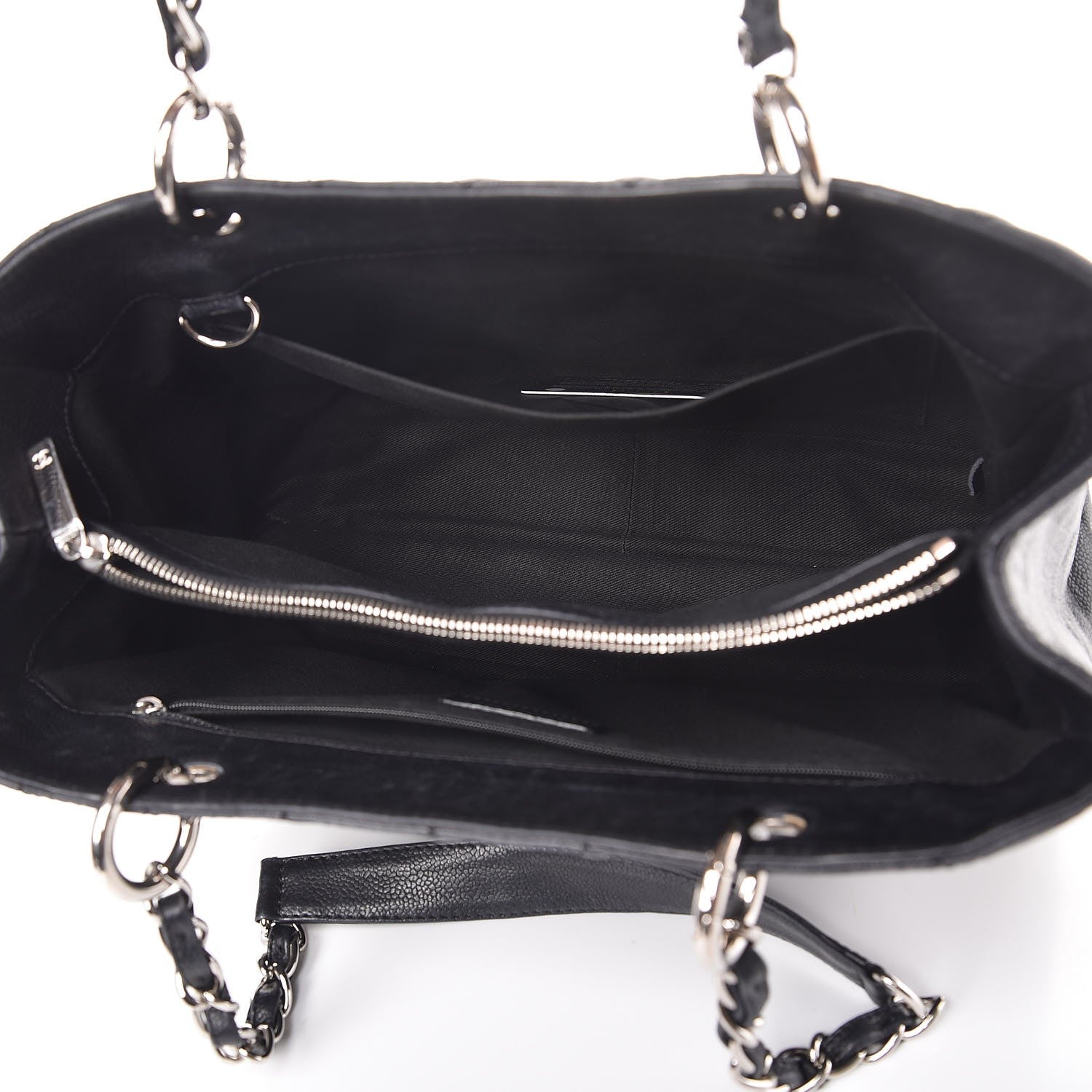 Chanel Caviar Quilted Grand Shopping Tote GST Black 5 of 13