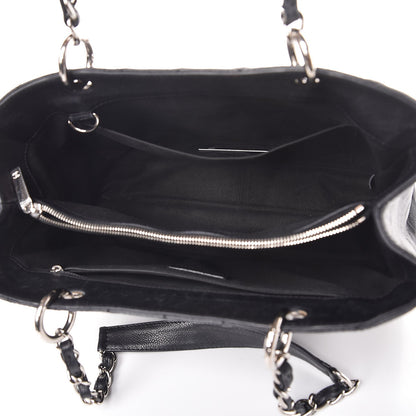 Chanel Caviar Quilted Grand Shopping Tote GST Black 5 of 13