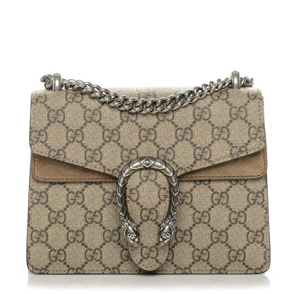 Gucci GG Supreme Monogram Mini Dionysus Shoulder Bag Taupe 1 of 7