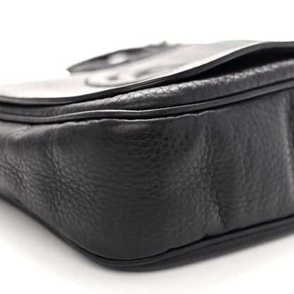 Gucci Pebbled Calfskin Small Soho Flap Crossbody Black 9 of 12