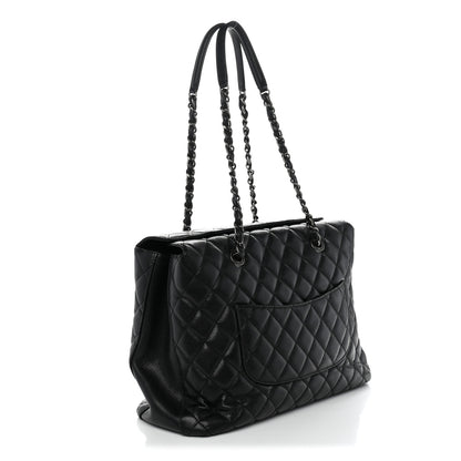 Chanel Caviar Quilted City Shopping Tote Black 3 of 13