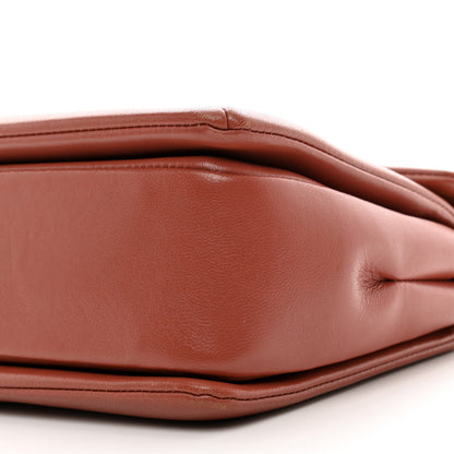 Valentino Garavani Nappa One Stud Chain Clutch Gingerbread 9 of 10