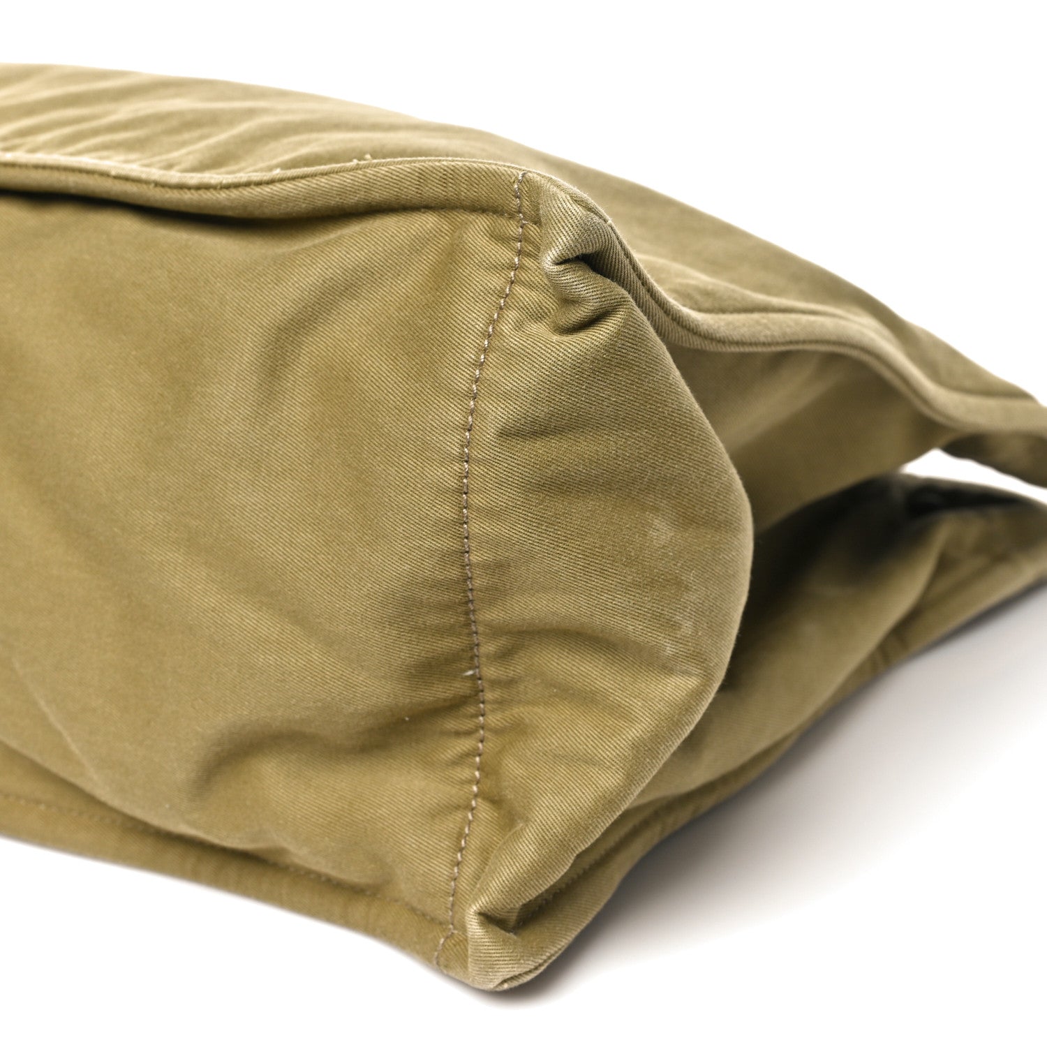 Saint Laurent Canvas Rive Gauche Maxi Tote Fir Green 10 of 10