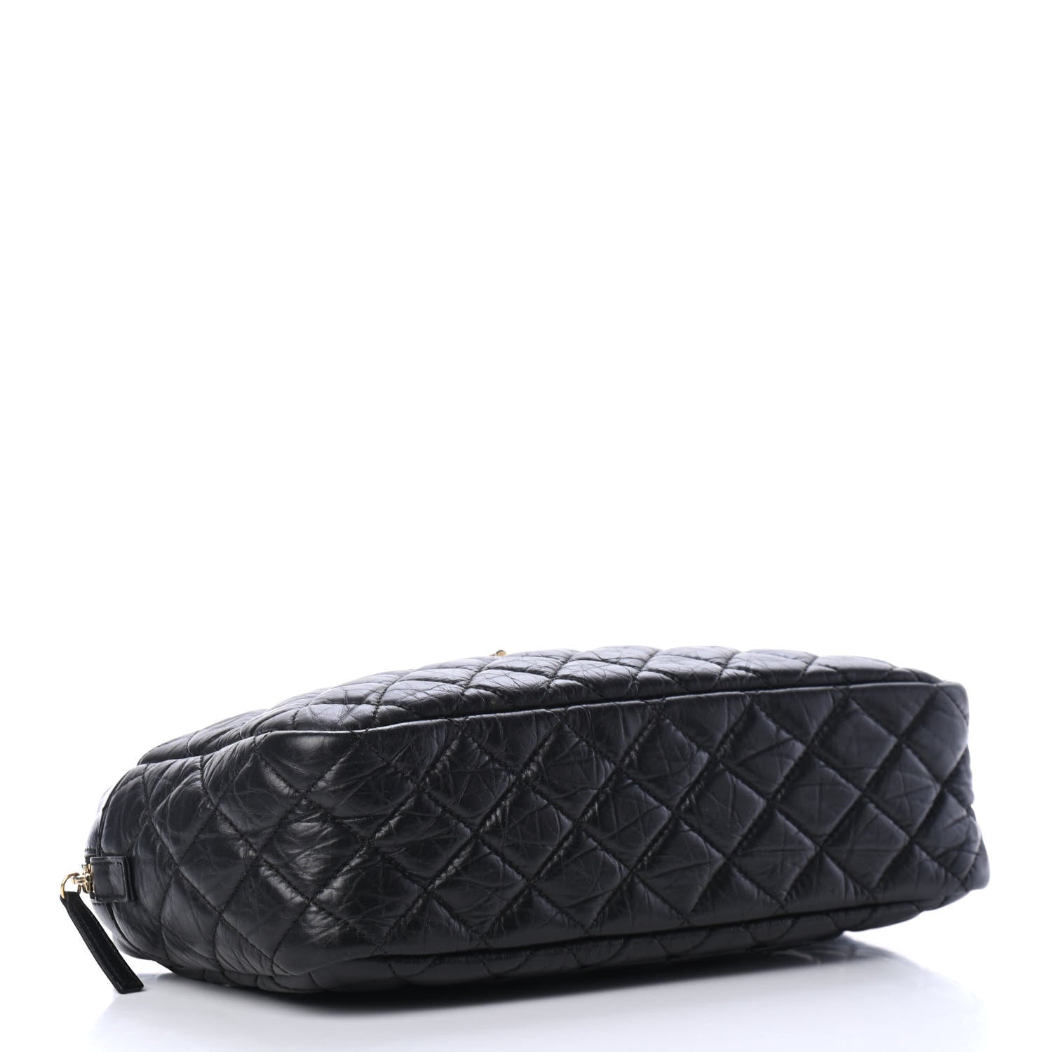 Chanel Aged Calfskin Quilted Medium Reissue Camera Case Black 3 of 4
