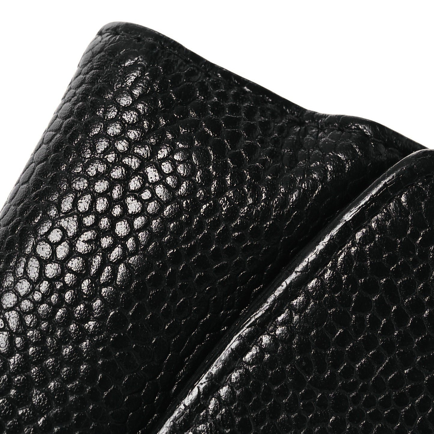 Caviar Timeless CC Compact French Wallet Black