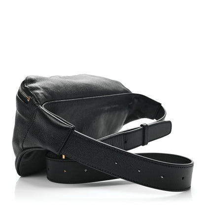 Saint Laurent Grain De Poudre Monogram Belt Bag Black 3 of 10