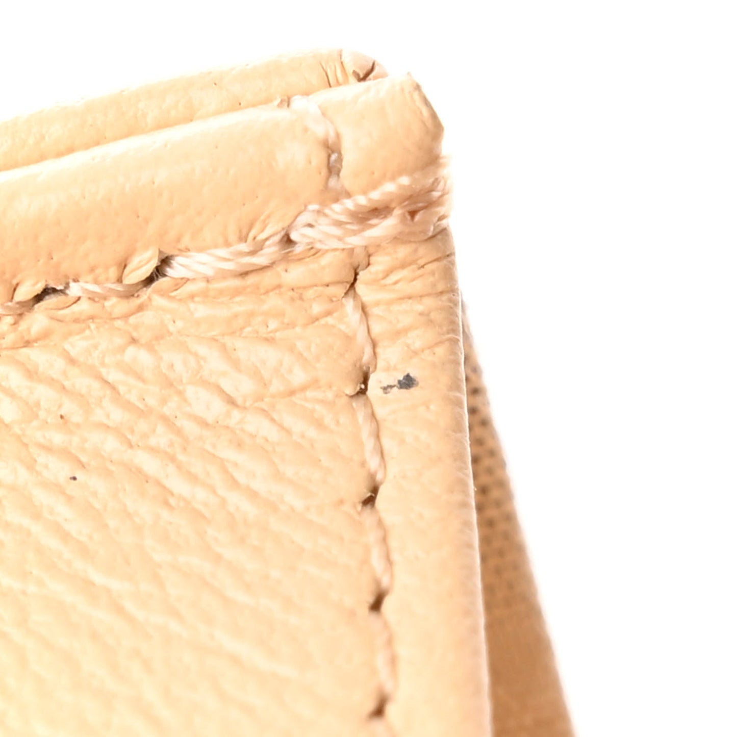 Lambskin Quilted Chanel 19 Flap Card Holder Beige