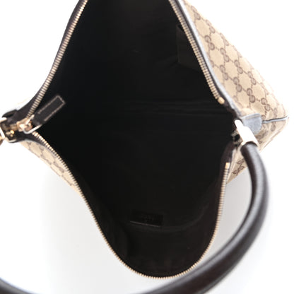 Gucci Monogram Hobo Dark Brown 5 of 9