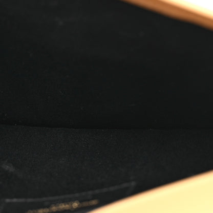 Saint Laurent Micro Raffia Uptown Pouch Natural Hay Blush 5 of 8