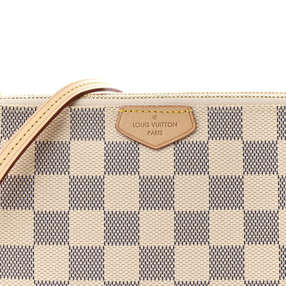 Louis Vuitton Damier Azur Double Zip Pochette 7 of 9