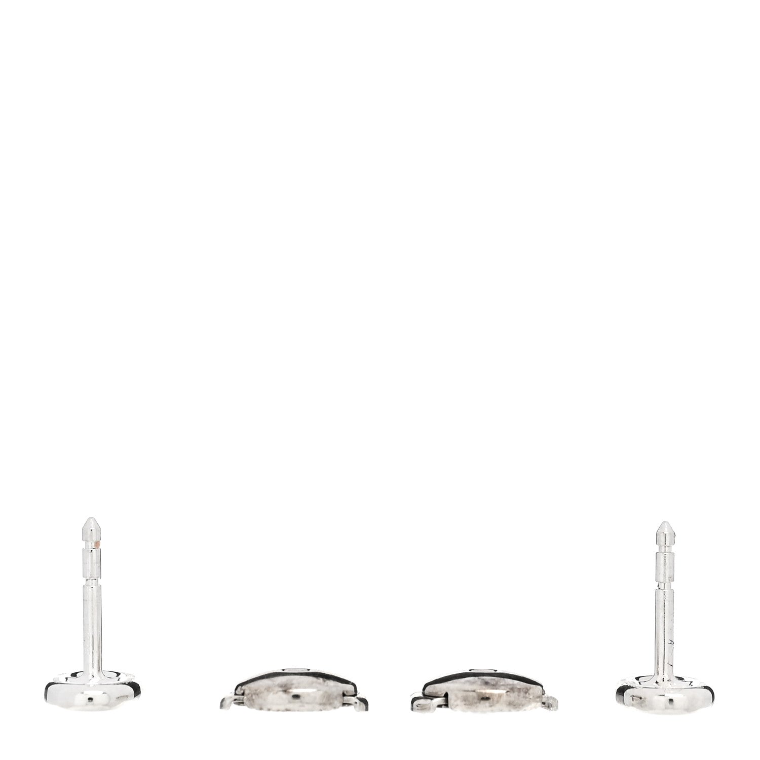 Hermes Sterling Silver TPM Farandole Earrings 3 of 5