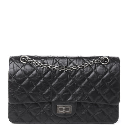 Chanel Aged Calfskin Quilted 2.55 Reissue 225 Flap Black 1 of 10